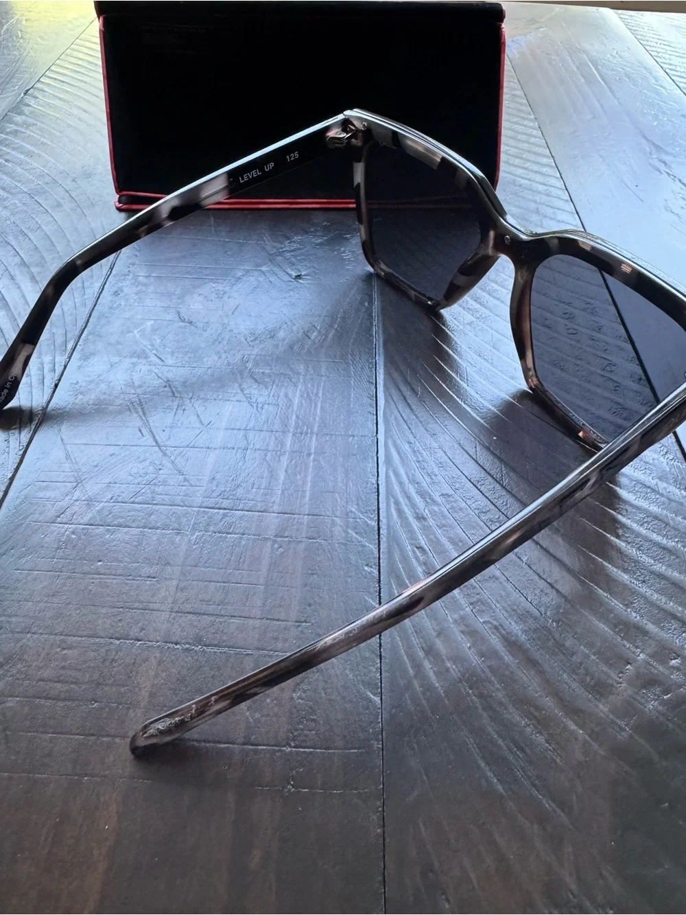 Quay Australia Tortoise Square Sunglasses with Gray Lenses